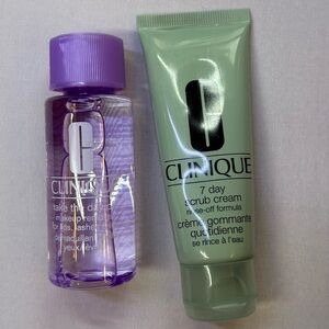 Clinique Take The Day Off Makeup Remover and 7 Day Scrub Cream Set of 2